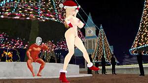 mmd bismarck bakes a sweet christmas apple pie for fun