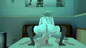 Я помешан на блондинистой 3D игровой компиляции Мии в сол-клубах