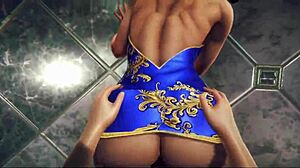 Street fighter's Chun Li gets fucked in POV style