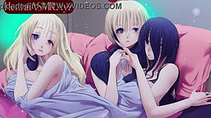 Kissing and sucking in the world of Hentai ASMR