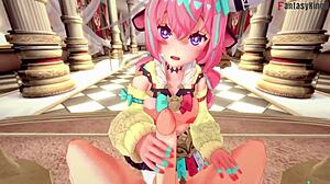 Damn, Varessa’s epic blowjob journey in Genshin Impact 1!