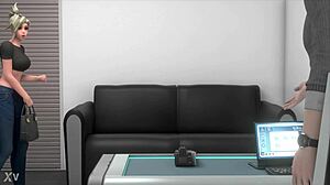 Voi, katso Mercy hänen isoilla tisseillään ja vaaleilla hiuksillaan siinä Overwatch creampie -haastattelussa! 😏