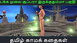 Indian Girl's Super Breasts Pakuthi 3 Tamil 3D Sex Story