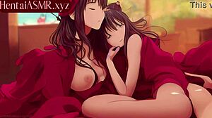Kissing and sucking in the world of Hentai ASMR
