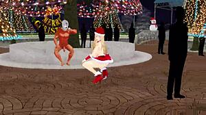 mmd bismarck bakes a sweet christmas apple pie for fun