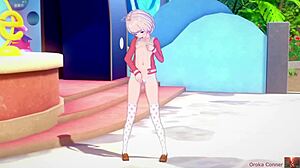 Dívka navštíví akvárium a dostane se promočená v divoké akci