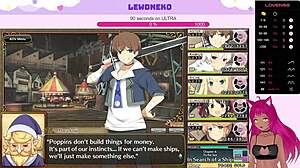 Vtuber Lewdneko Enjoys Wild Creampie Orgasm in Evenicle Part 21