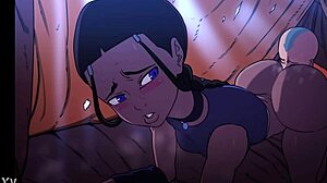 Katara's camping ass art from Four Elements Trainer series