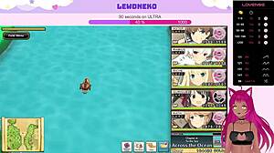 Vtuber Lewdneko Enjoys Wild Creampie Orgasm in Evenicle Part 21