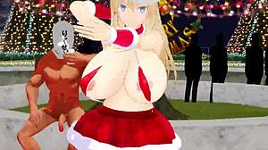 mmd bismarck bakes a sweet christmas apple pie for fun