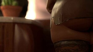 Mischievous mamacita - jack off and cum on her chest