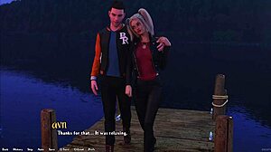 הרקדנית הבלונדינית בת 18 ב-Being a DIK 185 עושה הופעה קז'ואלית כיפית ומבולגנת