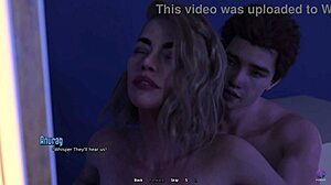 A hot blonde seduces her nice stepnephew