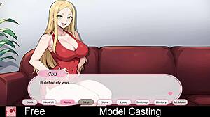 Model Casting Lana - Erotic Interview Turned Steamy Hentai Game Scene