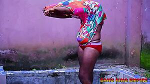 Theresa’s sex addiction fuels hardcore missionary in ghetto spot