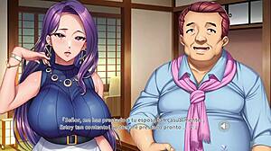 Chatting about Kanochi x NTR Family hentai game part 2