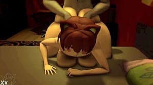 레드레인SFM의 거친 큰 자지 퍼리 액션 전설적 전투