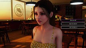 He teaches stepsis kissing skills in Desirium 03 3D porn game!