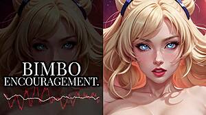 what if a blonde bimbo sissy begs for strapon femdom encouragement