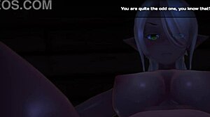 Остров монстр-девушек пролог: огромные сиськи Фаранн и наказание лицом на жопе