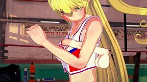 uhh, this stunning blonde cheerleader getting penetrated is insane 3d hentai