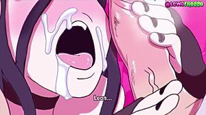 lewd froggo turns into a pillow princess with massive creampie action!