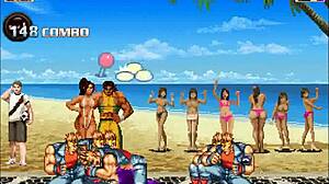 Oh ouais, prends cette crème en levrette pendant ce gangbang hentai asiatique