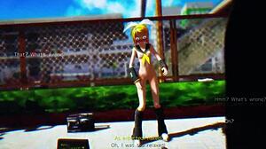 Umm, Kagamine Rin doin’ a naked dance in public... Happy Synthesizer MMD!
