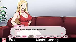 Model Casting Lana - Erotic Interview Turned Steamy Hentai Game Scene