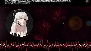 what if a blonde bimbo sissy begs for strapon femdom encouragement