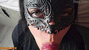 millie fox here, there's so much cum running over my tongue, wow!