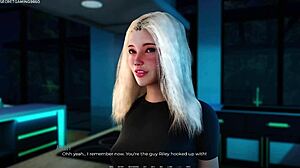 Της διδάσκει δεξιότητες φιλιού στην αδερφή του στο Desirium 03 3D πορνό παιχνίδι!