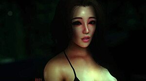 데시리움 03 3D 포른 게임에서 스텝시스 키스 기술 가르침!