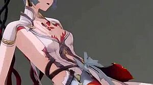 Видео 340 показывает дикий 3D кремпай в тугую пизду.