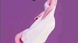 bella chica anime dancing with sensual moves 😍