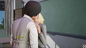 嘿，看看这个巨乳少女18+与怪物鸡巴在公共性爱生活游戏第19集