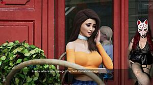 Ms Denvers - Ep 37 Stepmom Milf In Interracial Stockings Scene From Anime Game