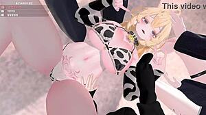 Overwhelming Pleasure in MMD Hentai J3