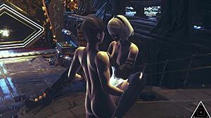 Oh wow, HoneySelect2 2B Nier gets pounded uncensored in wild anime sex!