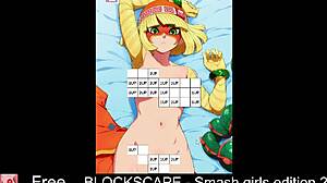 blockscape smash girls edition unfolds with erotic parody gameplay in parts 1 and 2