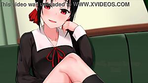 Дразнящее наказание Kaguya в хентай-инструкциях по дрочке