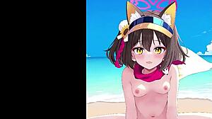 איזנה חוקרת סצנות אנימה עמוקות עם טוויסטים אינטנסיביים ורצונות נסתרים בעולמות מיסטיים