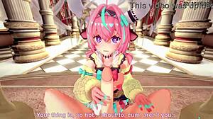 Varessa가 Genshin Impact 2에서 블로우잡과 보지잡 주다 Full Fantasyking3!