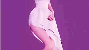 bella chica anime dancing with sensual moves 😍