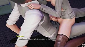 Hey, check out this big tits teen with monster cock in public sex life game pt 19