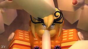 The GOLDEN EXPERIENCE by Rusmynth Delivers Deepthroat Animation Thrills!