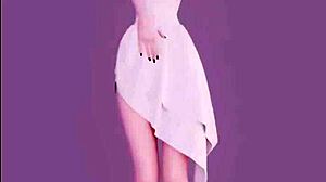 bella chica anime dancing with sensual moves 😍