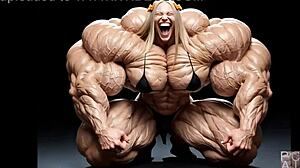 Abigails explosieve spiergroei in wilde AI animatie