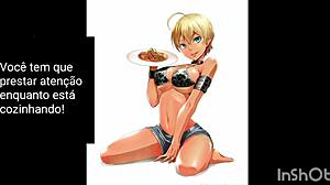 Conversational chat about kitchen humiliation with Ikuno Mito and its translation.