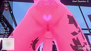 バニーVTuberがチャリティで絶え間ないオーガズム！